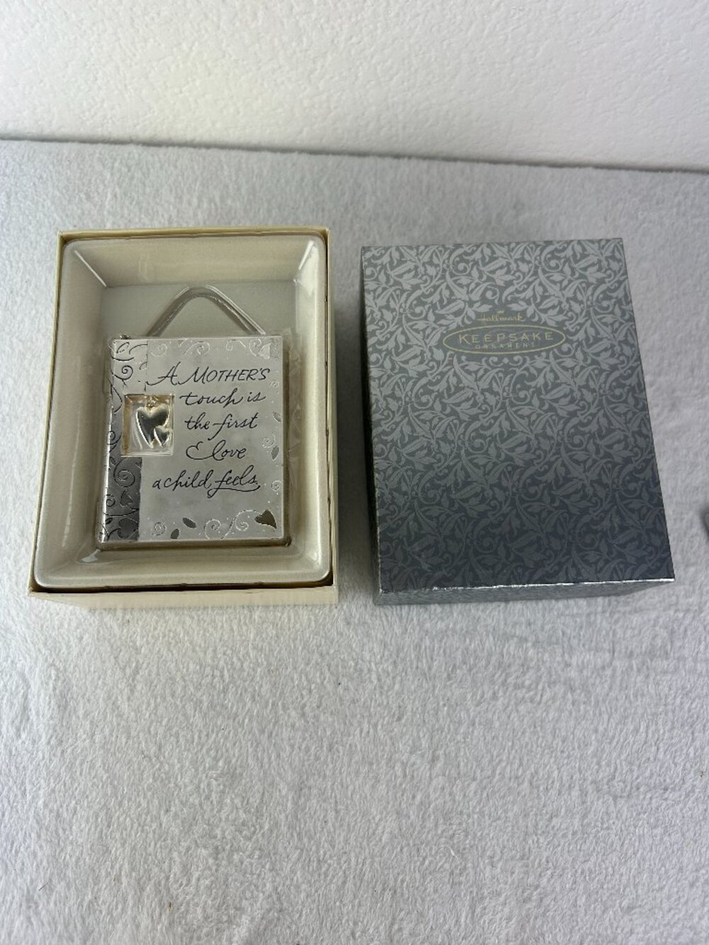Hallmark Metal Mothers Touch Hinged Book Picture Frame